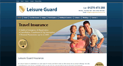Desktop Screenshot of leisureguardinsurance.com